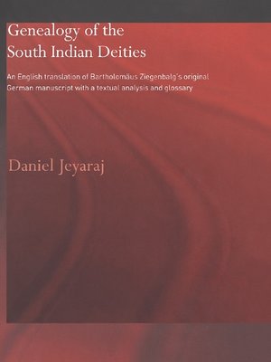 cover image of Genealogy of the South Indian Deities